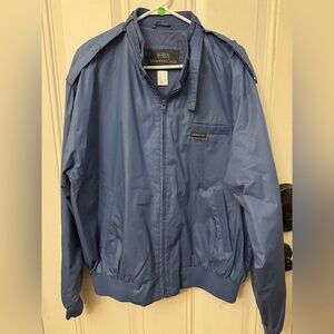 Men's Blue Members Only Classic Iconic Racer Jacket size Large $108 retail